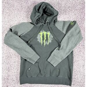 Monster Energy Kids Black and Gray Hoodie